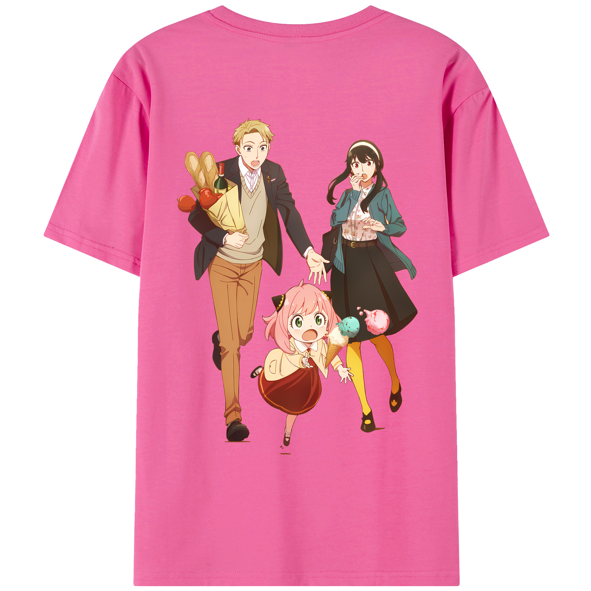 （画像用） SPY×FAMILY间谍家家酒 レディース半袖Tシャツ(バックプリント)